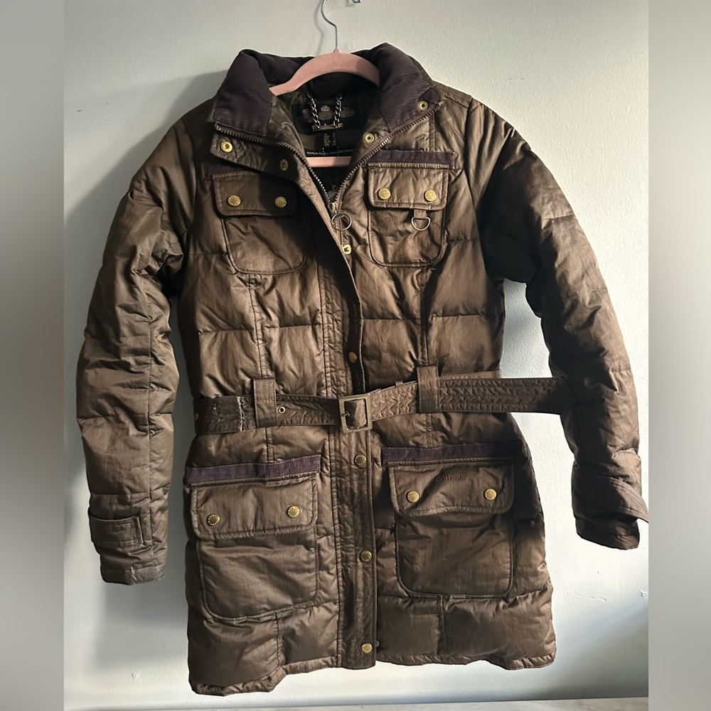 Limited edition Barbour winter coat size U.S. 6